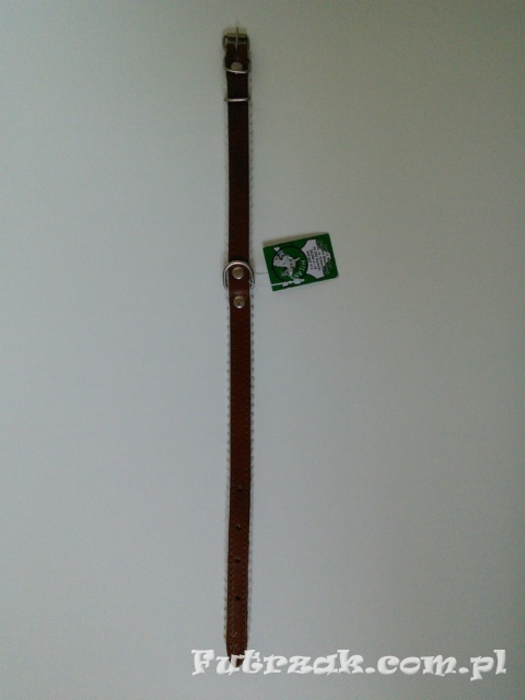 Obroża na filcu/40cm/brązowa Obroża na filcu/40cm/brązowa