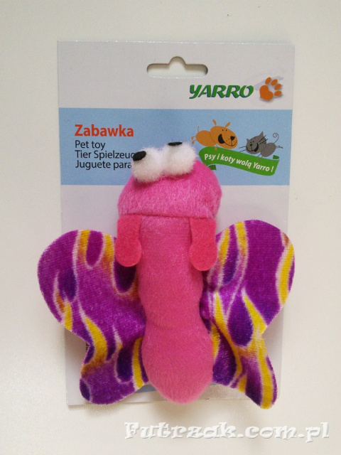 Różowy motyl z kocimiętką-Y0247 Różowy motyl z kocimiętką-Y0247