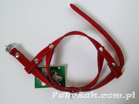 Szelki welurowe/30cm/czerwone Szelki welurowe/30cm/czerwone
