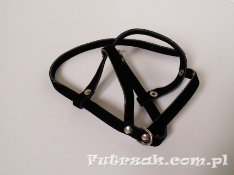 Szelki welurowe/40cm/czarne Szelki welurowe/40cm/czarne