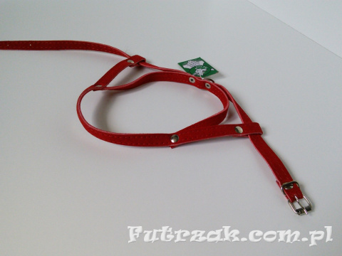 Szelki welurowe/45cm/czerwone Szelki welurowe/45cm/czerwone