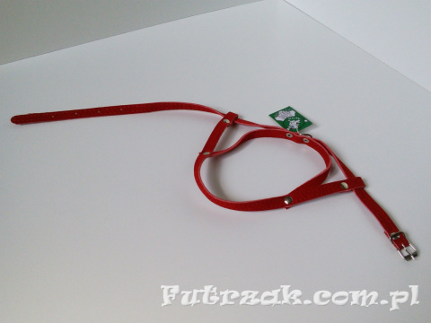 Szelki welurowe/45cm/czerwone Szelki welurowe/45cm/czerwone