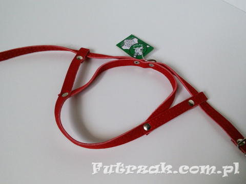 Szelki welurowe/45cm/czerwone Szelki welurowe/45cm/czerwone
