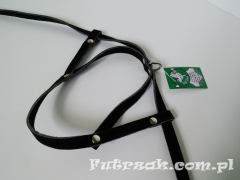 Szelki welurowe/45cm/czarne Szelki welurowe/45cm/czarne