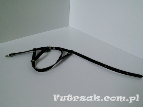 Szelki welurowe/45cm/czarne Szelki welurowe/45cm/czarne