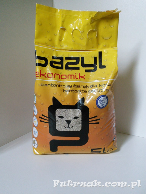 Żwirek Bazyl Ekonomik 5l Żwirek Bazyl Ekonomik 5l