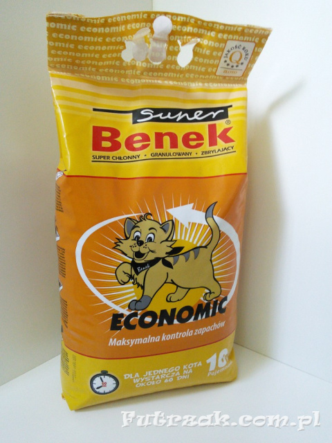Żwirek Super Benek Economic 10l Żwirek Super Benek Economic 10l