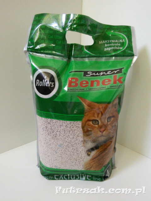 Żwirek Super Benek Rollers Exclusive 4l Żwirek Super Benek Rollers Exclusive 4l