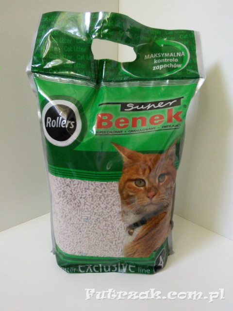 Żwirek Super Benek Rollers Exclusive 4l Żwirek Super Benek Rollers Exclusive 4l