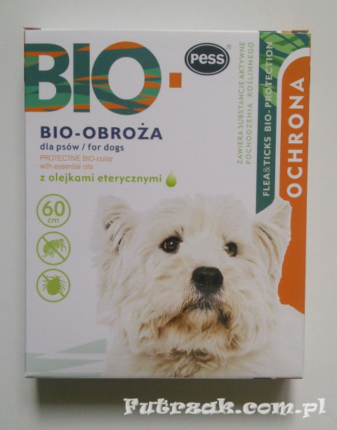 BIO-OBROŻA na pchły i kleszcze/60 cm BIO-OBROŻA na pchły i kleszcze/60 cm