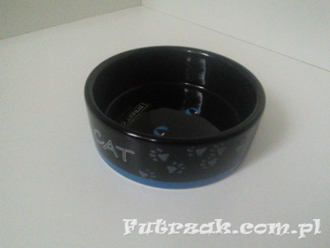 Miska ceramiczna "STREET CAT"/niebieska-TX 24659 Miska ceramiczna "STREET CAT"/niebieska-TX 24659