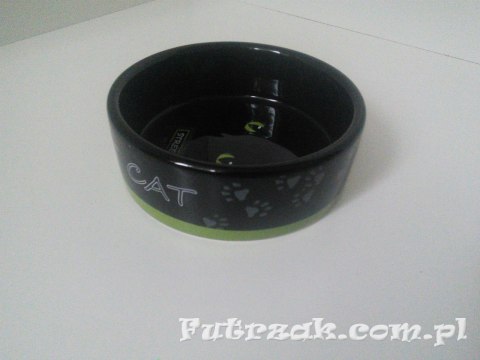 Miska ceramiczna "STREET CAT"/zielona-TX 24659 Miska ceramiczna "STREET CAT"/zielona-TX 24659