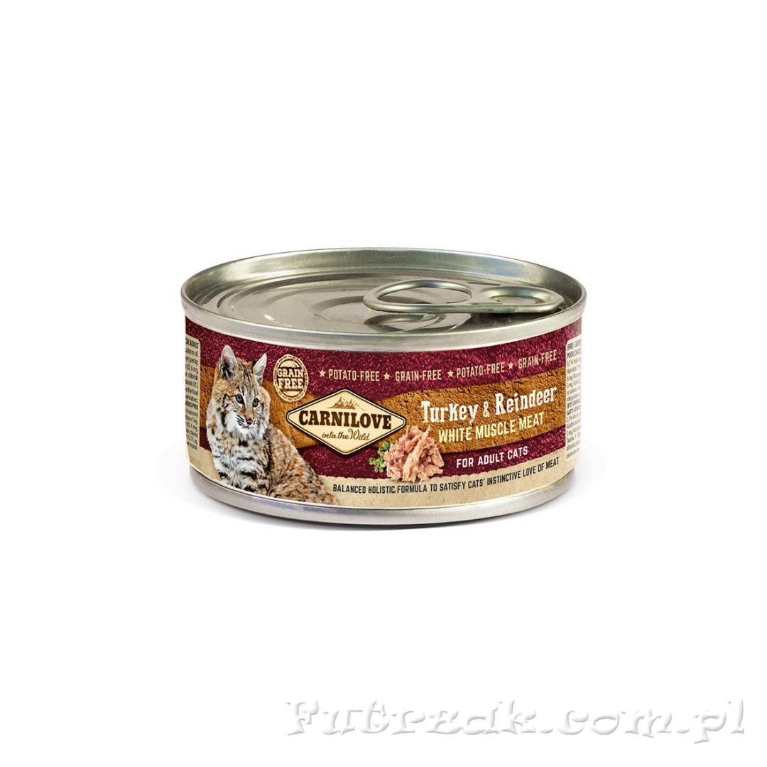 Carnilove Cat Adult Turkey & Reindeer/100g Carnilove Cat Adult Turkey & Reindeer/100g