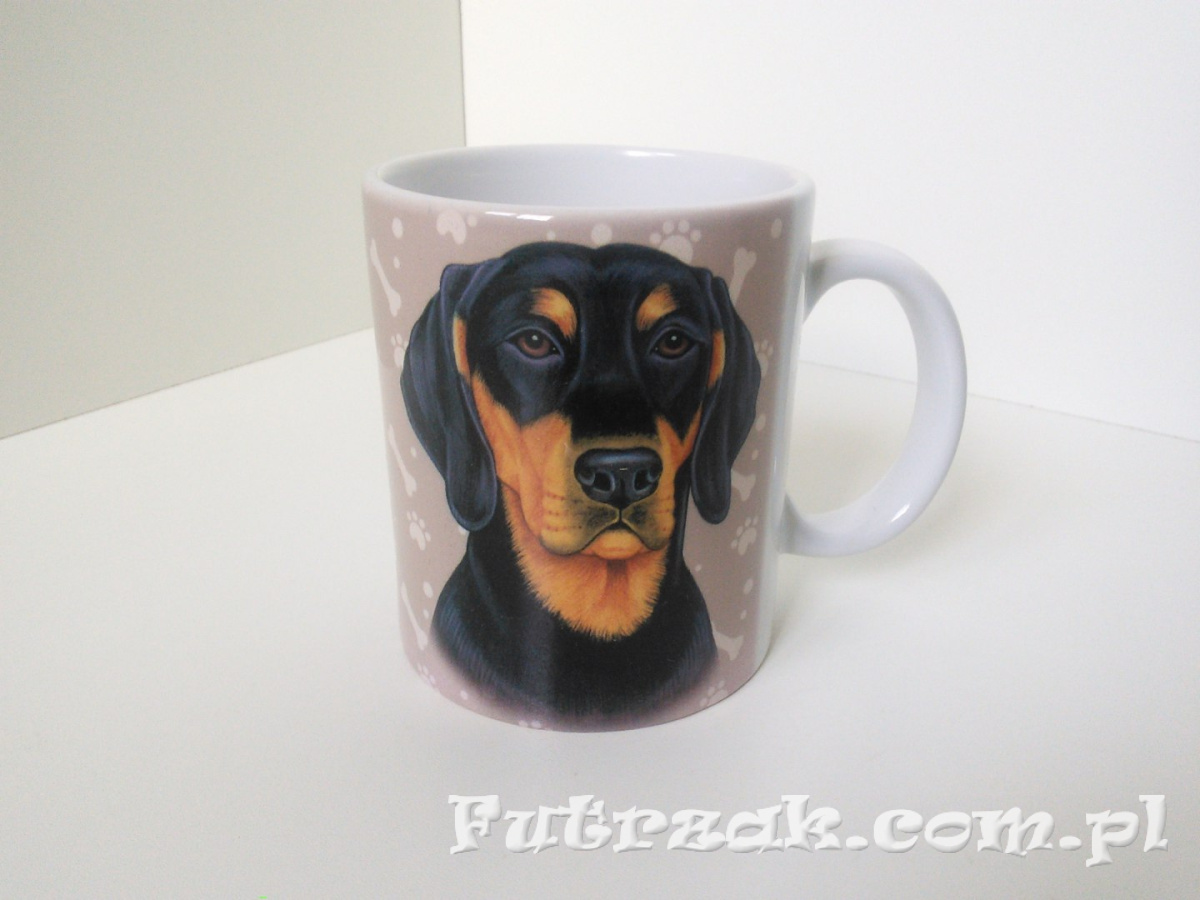 Kubek ceramiczny z motywem-Pies Gończy Polski Kubek ceramiczny z motywem-Pies Gończy Polski