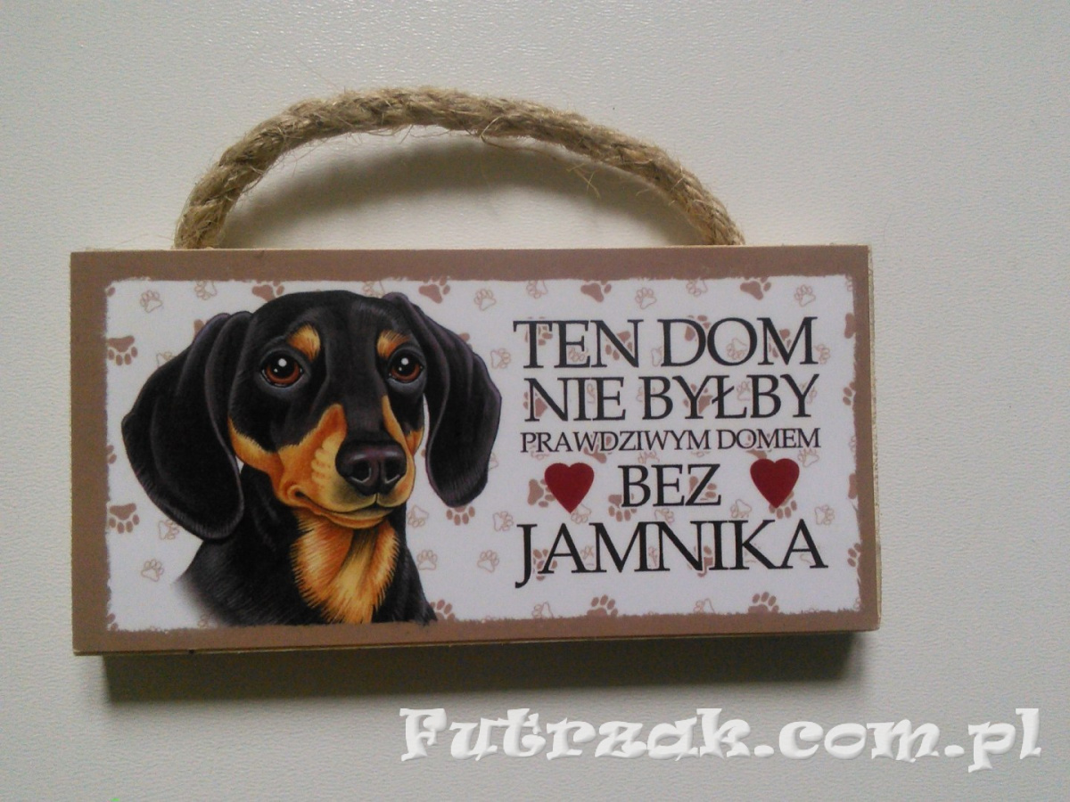 Tabliczka z magnesem-Jamnik Tabliczka z magnesem-Jamnik