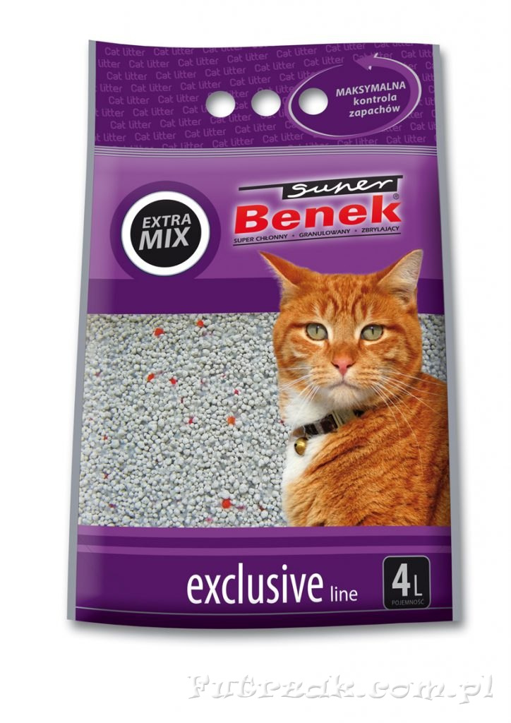 Żwirek Super Benek Extra Mix Exclusive 4l