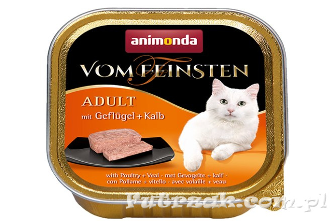 Animonda Vom Feinsten Adult z drobiem i cielęciną Animonda Vom Feinsten Adult z drobiem i cielęciną