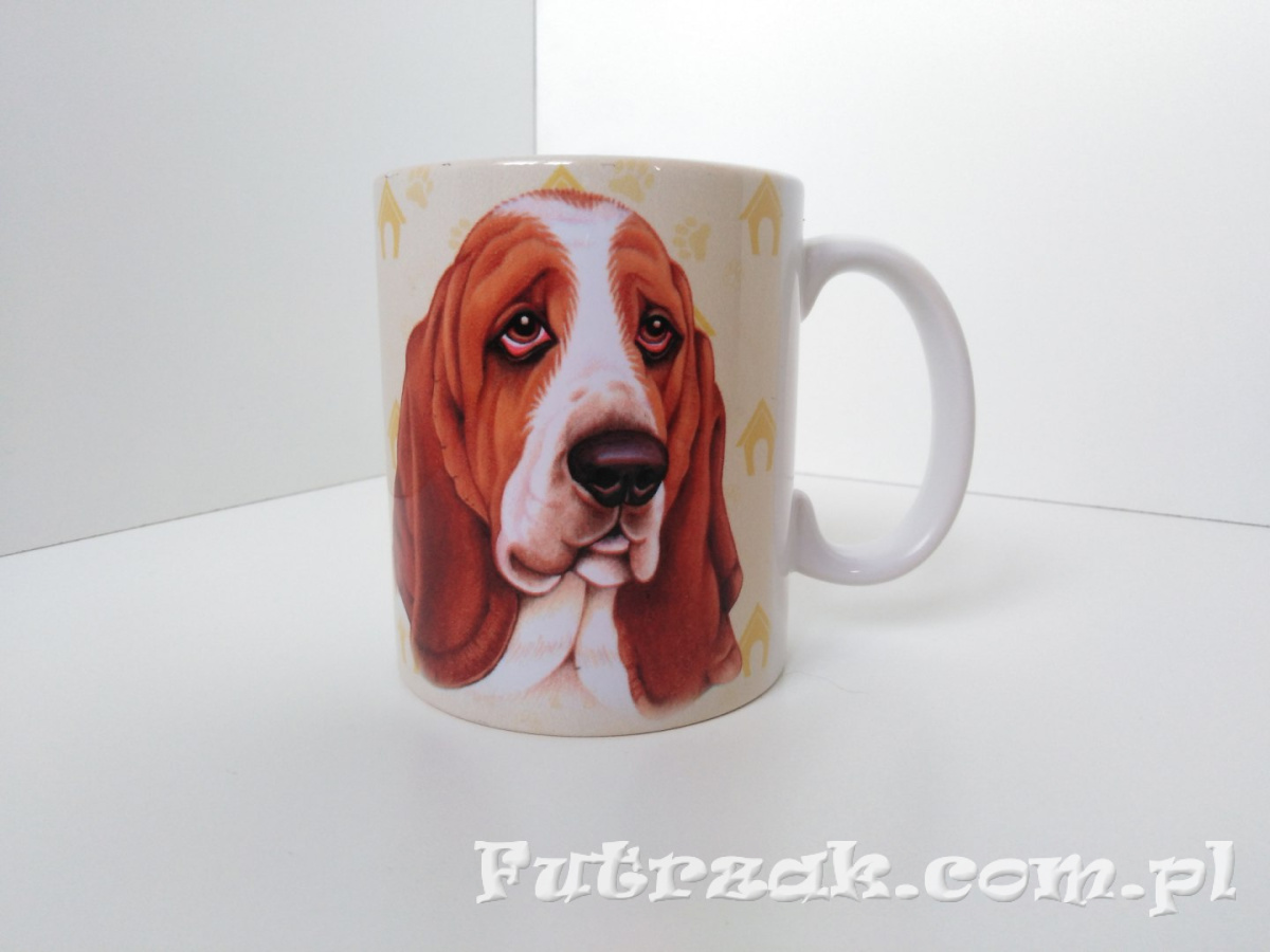 Kubek ceramiczny z motywem-Basset Kubek ceramiczny z motywem-Basset