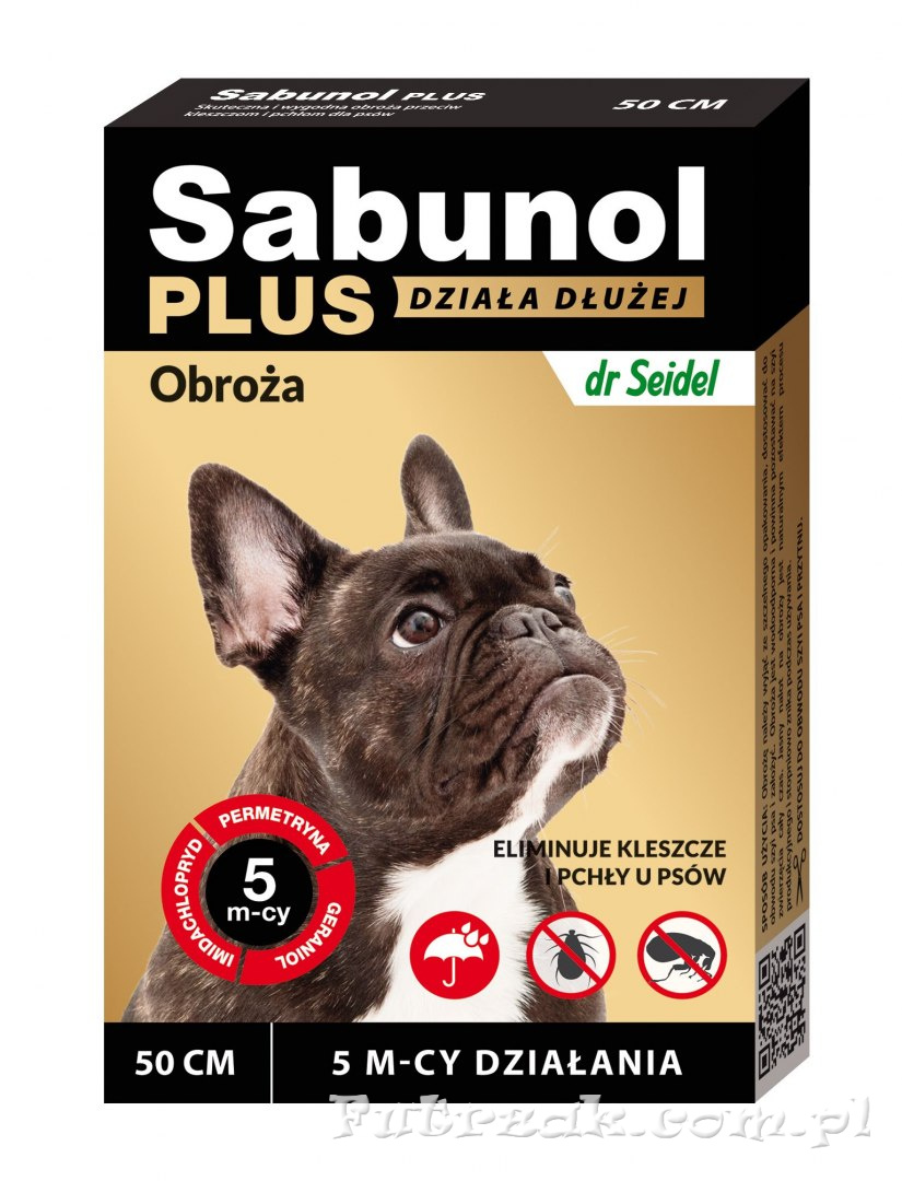 Sabunol PLUS - obroża dla psa 50 cm