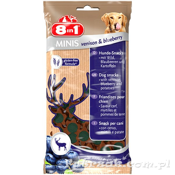 8in1 MINIS Venison&Blueberry/100g 8in1 MINIS Venison&Blueberry/100g