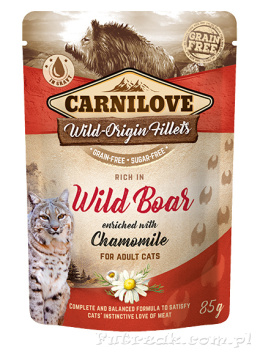 Carnilove Cat Adult Wild Boar with Chamomile/85g