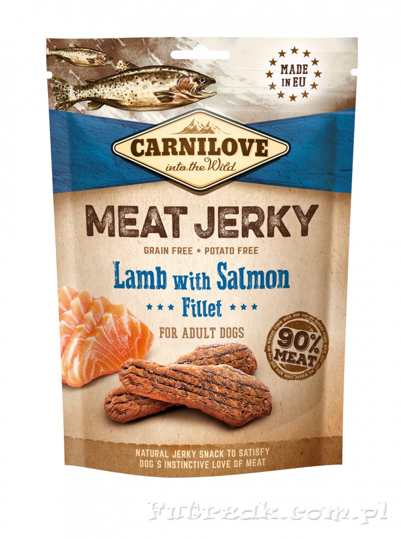 Carnilove Meat Jerky Lamb with Salmon Fillet/100g
