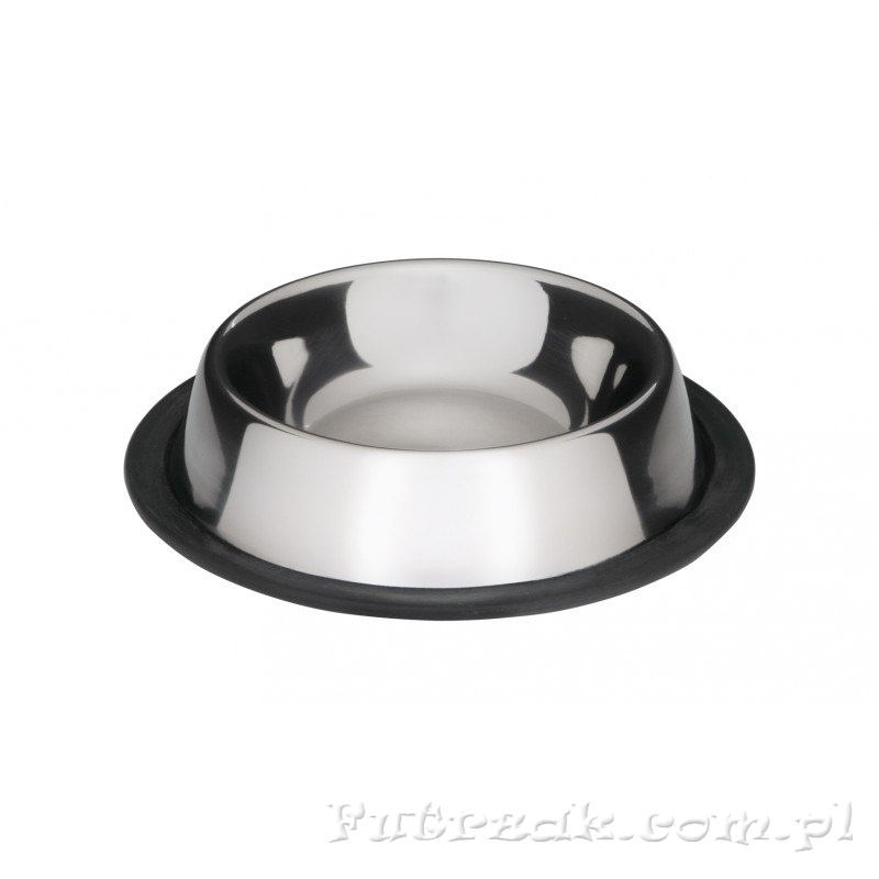 Miska metalowa na gumie/0,25l Miska metalowa na gumie/0,25l