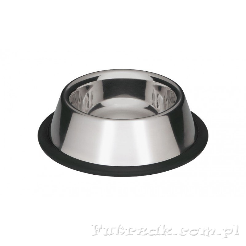 Miska metalowa na gumie/0,25l Miska metalowa na gumie/0,25l