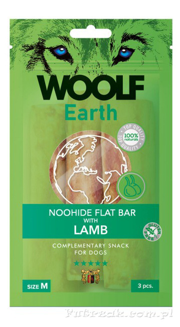 WOOLF Earth Noohide Flat Bar with Lamb M/90g
