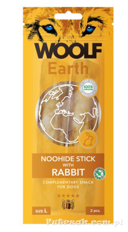 WOOLF Earth Noohide Stick with Rabbit L/85g
