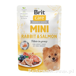 Brit MINI with Rabbit&Salmon/85g