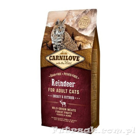 Carnilove Adult Cats Reindeer Energy&Outdoor 400g