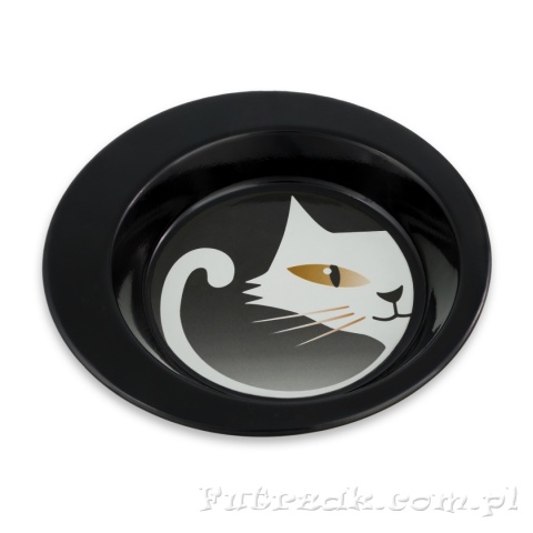 Miska metalowa wzór kot 325 ml BK-18378 Miska metalowa wzór kot 325 ml BK-18378