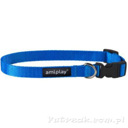 Obroża Amiplay Basic XL 45-70 cm niebieska