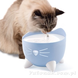 Catit Pixi Fountain Combo niebieska fontanna dla kota+miska+filtry