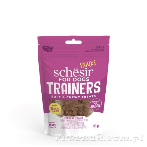 Schesir Dogs Trainers Soft and Chewy Bacon 113g