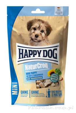 Happy Dog NaturCroq Mini Snack Puppy przysmak dla szczeniąt drób i ryż 100g