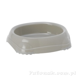 Miska Smarty na gumie ciepło szara 0,21l