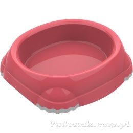 Miska Smarty na gumie coral 0,21l